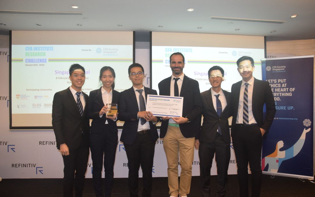 Congratulations to our local winner, JT Capital of the CFA Institute Research Challenge 2019-2020!